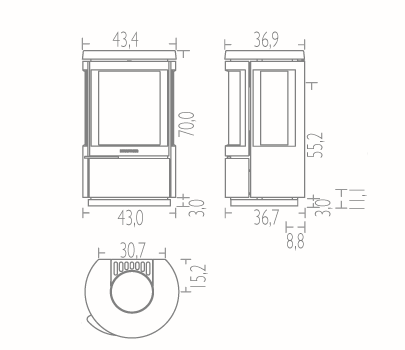 hwam 2610-m braendeovn moderne sidehaengt laage-measures